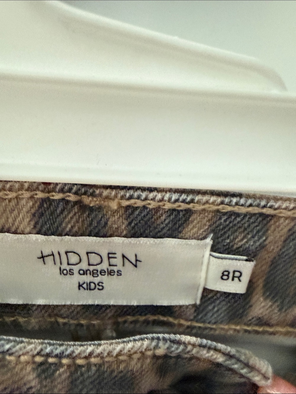 Hidden Jeans Brown Leopard Wide-Leg Jeans - Picture 2 of 5